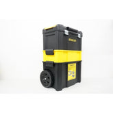 Stanley 80-151 Metal Latch Plastic Tool Box Set with Trolley / Rolling Workshop (Essential) | Stanley by KHM Megatools Corp.